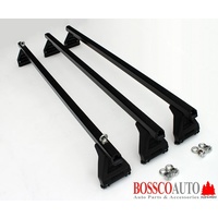 Heavy Duty Black ROOF RACKS suitable for Toyota Landcruiser 40s series 1968-1984 Low Roof (Set of 3)