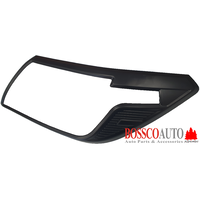 Front Black Headlight Head Light Trim Covers Suitable For Nissan Navara NP300 2015-2020