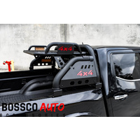 Tonneau Cover-Compatible Loaded Sports Bar with Roof Basket For Nissan Navara NP300