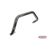 Silver Stainless Steel Bulldog Nudge Bar Suitable For Volkswagen Amarok 2010-2022 (Suits Front parking Sensors)