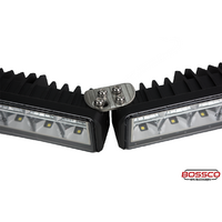 Modular 10" Double Row LED Light Bar w/ Wiring Harness | 5560 Lumens Each | Fitted with Osram LEDs