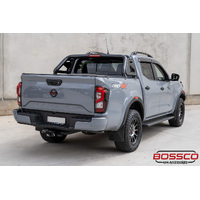 Rear Black Taillight Tail Light Trim Covers Suitable For Nissan Navara NP300 Facelift 2021-2024