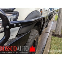 Heavy Duty Black Side Steps With Brush Bars Suitable For Mitsubishi Triton ML MN 2005-2014