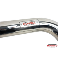 Stainless Steel Nudge Bar With Skid Plate Suitable for Nissan Navara D40 2005-2014 - Spain Built