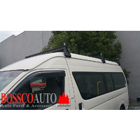 Black Heavy Duty Roof Racks Suitable for Toyota Hiace Commuter Bus SLWB 2005-2019