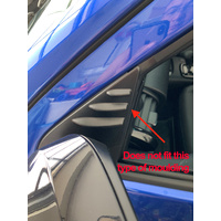 Tinted Weather Shields suitable for Toyota Hilux 2005-2018 - RUNOUT MODEL