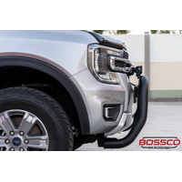 Sensor Compatible Black Nudge Bar Suitable For NEXT GEN Ford Ranger 2022-2023