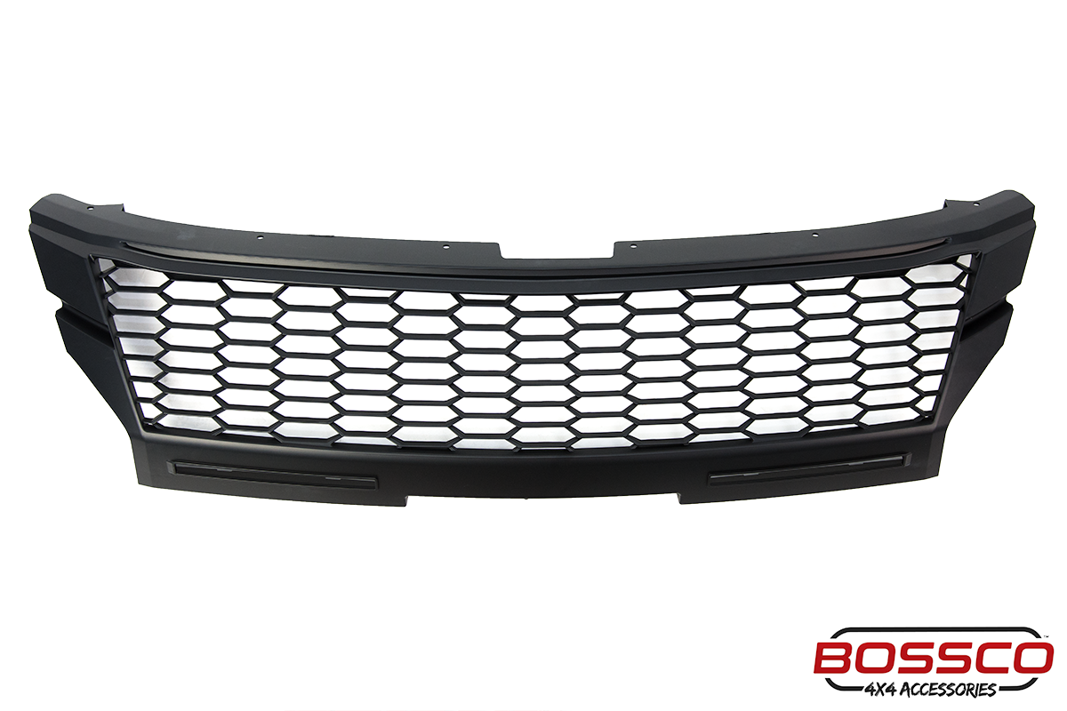 Front BLACK OUT Black Mesh Grille Suitable For Mitsubishi Triton