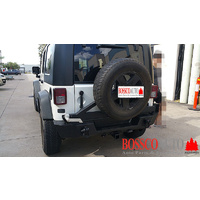 Rear Bar & Swing Out Tyre Carrier suitable for Jeep Wrangler (2007 - 2018) - RUNOUT CLEARANCE