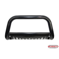 Black Low Nudge Bar with Skid Plate suitable for Toyota Hilux 2020 - 2022