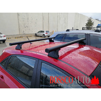Black Heavy Duty Roof Racks suitable for Hyundai i30 Hatch 2008-2014