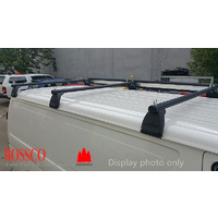 Black ROOF RACKS (Low Roof) suitable for Toyota Hiace LWB (1983-2019)