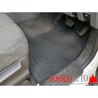 All Weather Rubber Floor Mats suitable for Holden Colorado / Isuzu D-max 2012-19