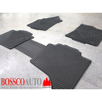 All Weather Rubber Floor Mats suitable for Toyota Hilux Double Cab 2015-2020 - RUNOUT