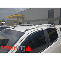 Silver and Black Roof Rails Suitable For Holden Colorado 2012-2020