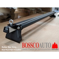 Heavy Duty Roof Rack Black Ladder Roller Bar - 1260mm