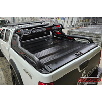 Black Extended Sports Bar With Basket Suitable For Holden Colorado RG 2012-2020