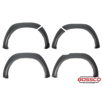 Smooth Fender Flare suitable for Toyota Hilux 15-20 Modified Design Matte Black - TRD Style