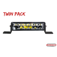 2x Modular 10" Double Row LED Light Bars w/ Wiring Harness | 5560 Lumens Each | Fitted with Osram LEDs