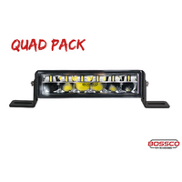 4x Modular 10" Double Row LED Light Bars w/ Wiring Harness | 5560 Lumens Each | Fitted with Osram LEDs