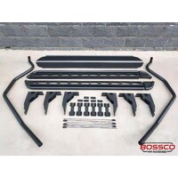Chassis-Mounted Heavy Duty Side Steps & Brush Bars Suitable for Toyota Hilux SR SR5 1997-2005
