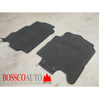 Pair Of All Weather Rubber Floor Mats Suitable For Toyota Hiace LWB 300S 2022 - CLEARANCE RUNOUT