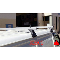 Silver ROOF RACKS suitable for FORD ECONOVAN 1985-2005 (Low Roof)