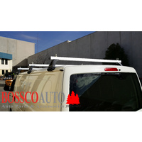 Heavy Duty Silver ROOF RACKS suitable for Toyota Hiace LWB 1983-2020 (Set of 3)