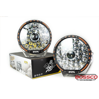 9" LED Driving Lights with LED LASER | 1 Lux @ 1200m | 23920 Lumens | IP68 Rated - PAIR