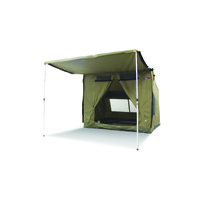 Oztent RV-3 30 Second 8 Ounce Ripstop Polycotton Canvas Tent for 3-4 People